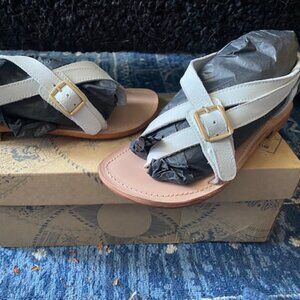 Free People Sandal - La Risa, White/Bone